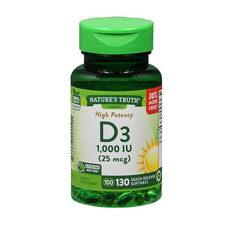Nature's Truth, Vitamin D3, 130 Caps