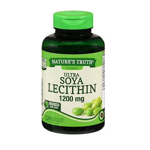Nature's Truth, Ultra Soya Lecithin Quick Release Softgels, 1200 Mg, 120 Caps