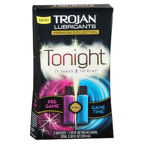 Trojan, Lubricants Premium Collection Personal Lubricants Tonight, 3.38 Oz