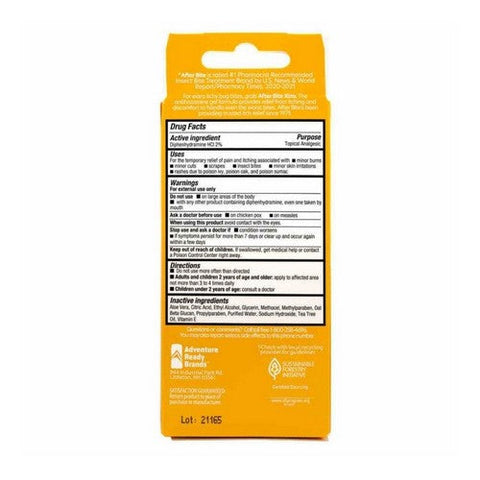 After Bite, Xtra Diphenhydramine Hcl 2% Itch Relieving Gel, 0.7 Oz After Bite