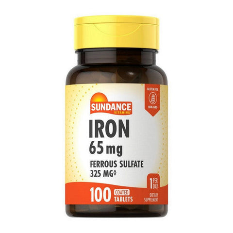 Sundance, Iron, 65 mg, 100 Tabs Sundance