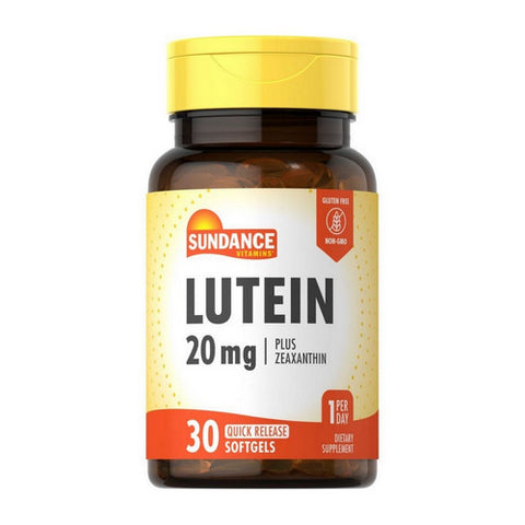 Sundance, Vitamins Lutein Plus Softgels, 20 mg, 30 Tabs