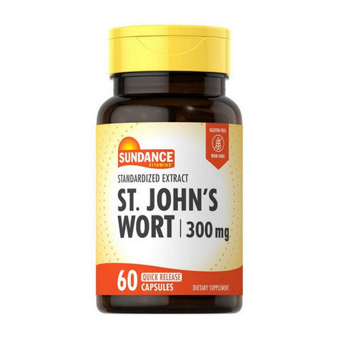 Sundance, St. John'S Wort Quick Release Capsules, 300 mg, 60 Caps Sundance