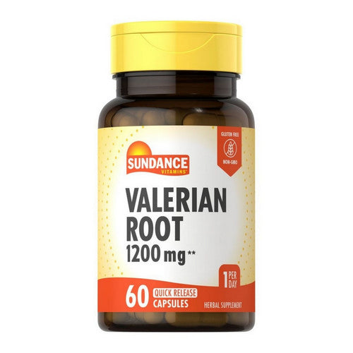 Sundance, Valerian Root Quick Release, 1200 Mg, 60 Caps