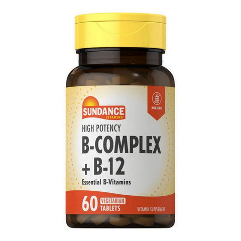 Sundance, Vitamins B-Complex + B-12, 60 Tabs Sundance