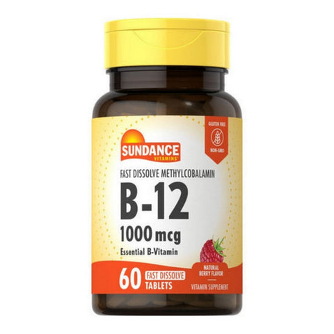 Sundance, B-12 Fast Dissolve Tablets, 1000 mcg, 60 Tabs