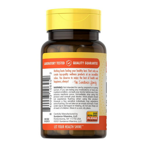 Sundance, Flush Free Niacin Capsules, 500 mg, 50 Caps