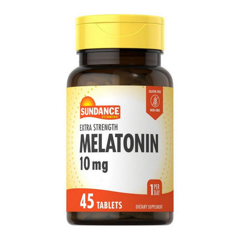 Sundance, Melatonin Tablets, 10 mg, 45 Tabs