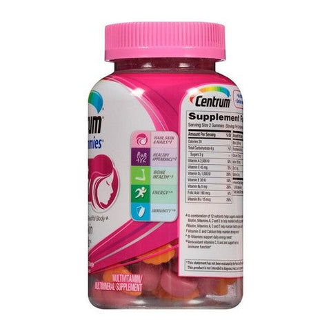 Centrum, Multigummies Multi+ Beauty Natural Cherry Berry And Orange, 90 Each Centrum