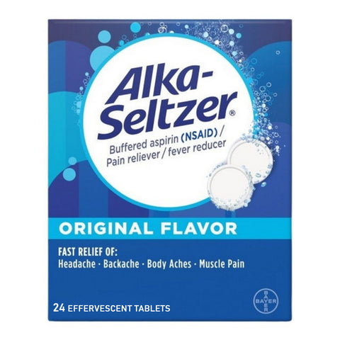 Alka-Seltzer, Effervescent Tablets Original, 24 Tablets