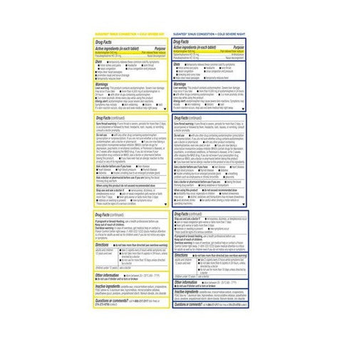 Sudafed Pe, Daytime And Nighttime Sinus Congestion, 20 Tabs