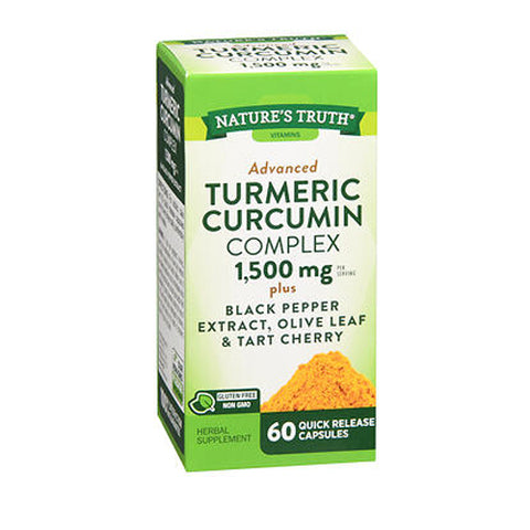 Nature's Truth, Advanced Turmeric Curcumin Complex Capsules, 1500 mg, 60 Caps