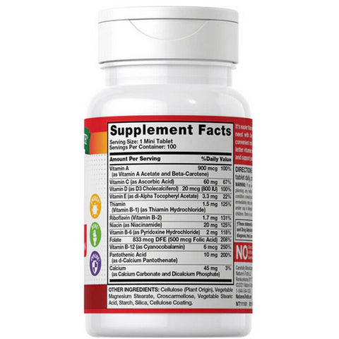 Nature's Truth, Once Daily Essential Multivitamin, 100 Mini Tabs
