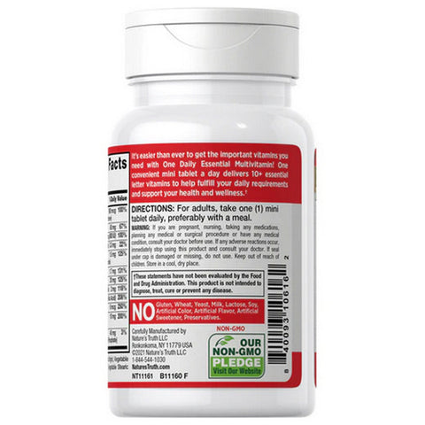 Nature's Truth, Once Daily Essential Multivitamin, 100 Mini Tabs