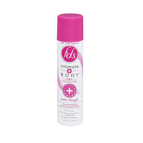 Fds, Intimate Deodorant Spray Extra Strength, 2 Oz
