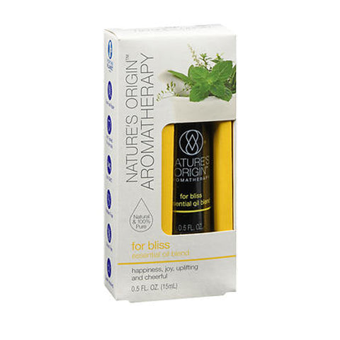 Nature's Origin, Aromatherapy Essential Oil Blend For Bliss, 0.5 OZ