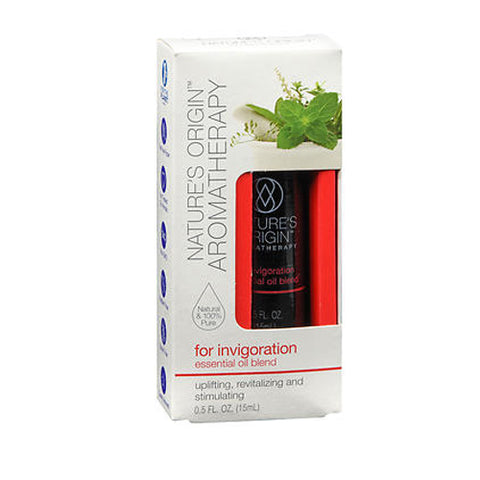 Nature's Origin, Aromatherapy Essential Oil Blend For Invigoration, 0.5 OZ