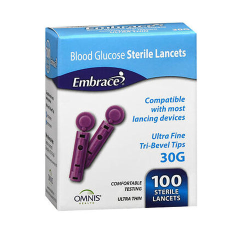 Embrance, Embrace 30G Lancets Ultra Thin, 100 UNIT