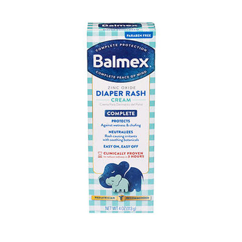 Balmex, Complete Protection Diaper Rash Cream, 4 Oz