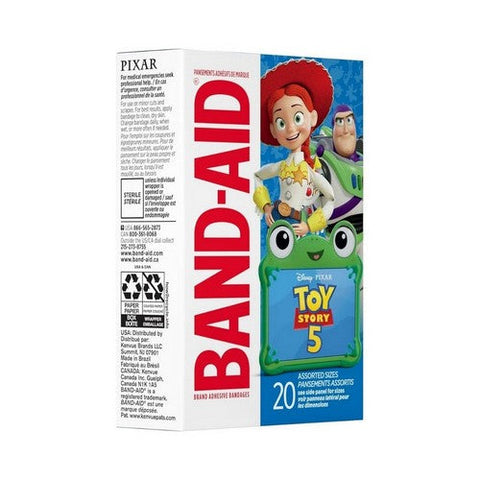 Band-Aid, Adhesive Bandages Assorted Sizes Toy Story, 20 Each Band-Aid