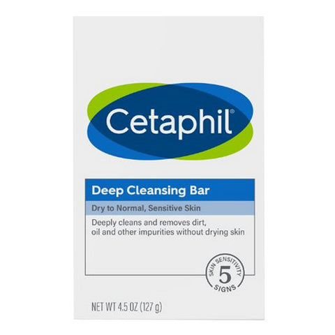 Cetaphil, Deep Cleansing Bar, 4.5 Oz