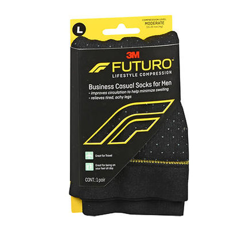 Futuro, Lifestyle Compression Business Casual Socks for Men Moderate, 1 Each