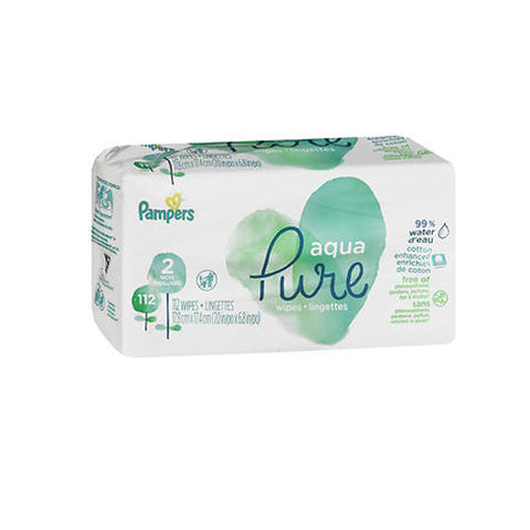Pampers, Aqua Pure Wipes, 112 Count