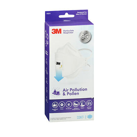 3M, Air Pollution & Pollen Particulate Respirator, 2 Each