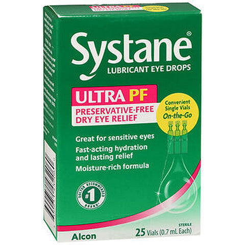 Systane, Ultra Lubricant Eye Drops, 25 Vials