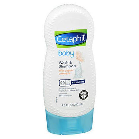 Cetaphil, Baby Wash & Shampoo With Organic Calendula, 7.8 Oz
