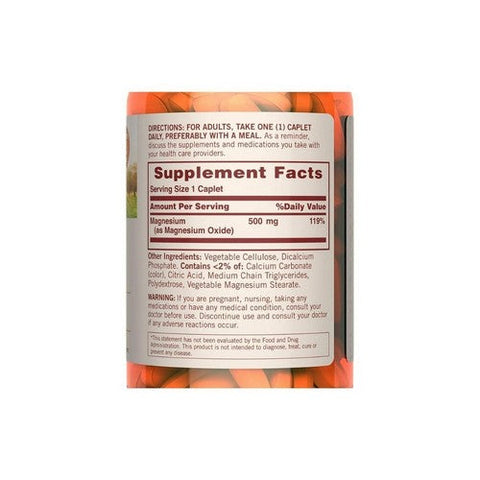 Sundown Naturals, Magnesium, 500 mg, 180 Caps Sundown Naturals
