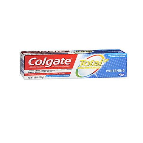 Colgate, Total SF Whitening Anticavity-Antigingivitis and Antisensitivity Toothpaste, 4.8 Oz