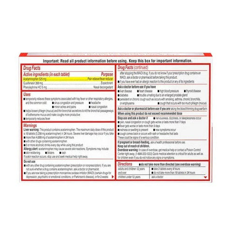 Sudafed Pe, Head Congestion And Mucus Tablets, 24 Caplets