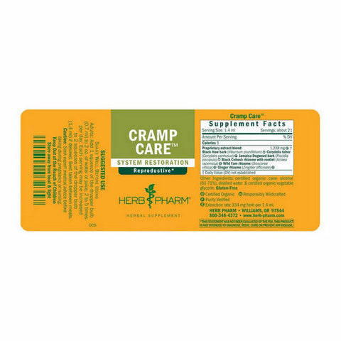 Herb Pharm, Cramp Care, 4 Oz Herb Pharm