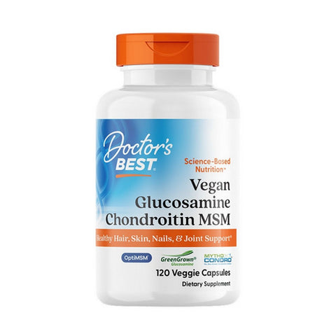 Doctors Best, Vegan Glucosamine Chondroitin MSM, 120 Veg Caps