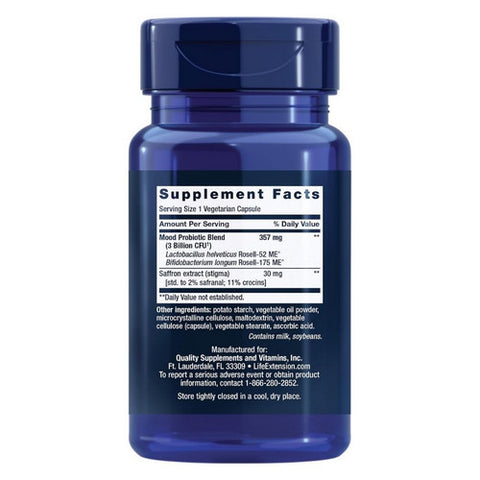 Life Extension, Florassit Mood Improve, 30 caps