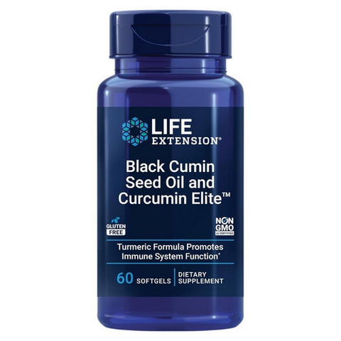 Life Extension, Black Cum in Seed Oil & Curcumin Elite Turmeric Extract, 60 soft gels
