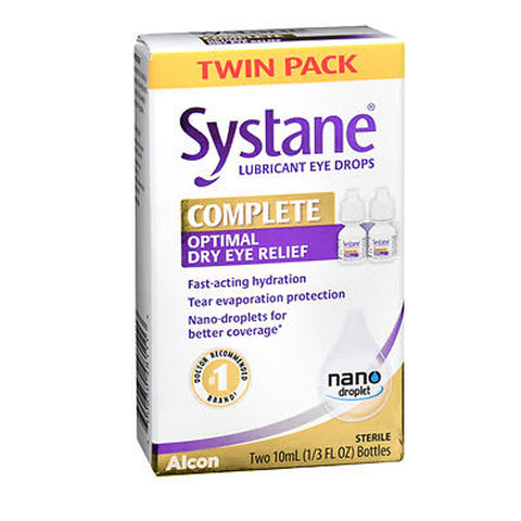 Systane, Complete Optimal Dry Eye Relief Lubricant Eye Drops, 20 ml