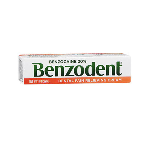 Benzodent, Dental Pain Relieving Cream, 1 Oz