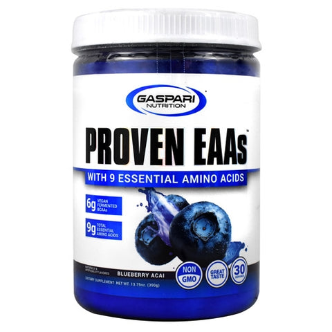 Gaspari Nutrition, EAAs With 9 Essential Amino Acids, Blueberry Acai 30 Servings