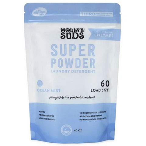 Molly's Suds, Super Laundry Powder Ocean, 50 Loads