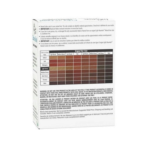Light Mountain, Color the Gray Natural Haircolor And Conditioner Light Brown, Brown-Light 7 Oz Light Mountain