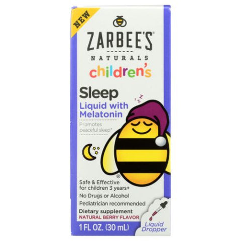 Zarbees, Kid'S Sleep Liquid With Melatonin Natural Berry, 1 Oz