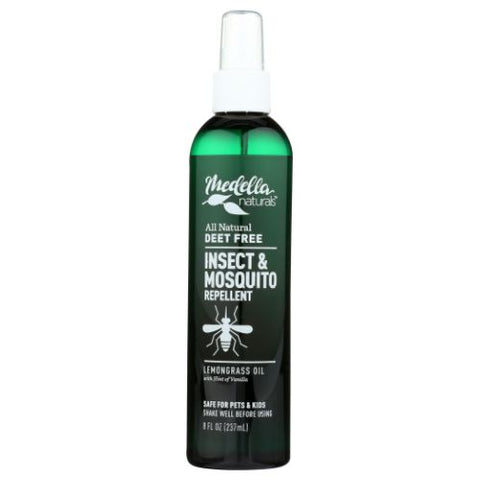 Medella Naturals, Insect & Mosquito Repellent, 8 Oz (Case of 3)
