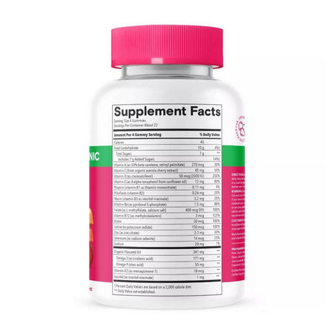 SmartyPants, Organic Women's Complete Multivitamin, 90 Vegetarian Gummies