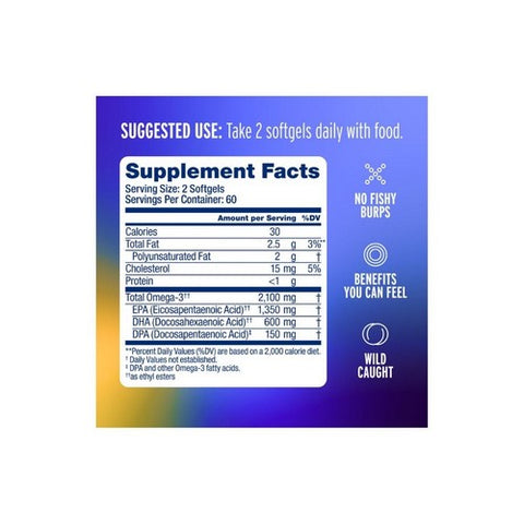Ocean Blue, Omega-3, 2100 Mg, 120 Softgels Ocean Blue