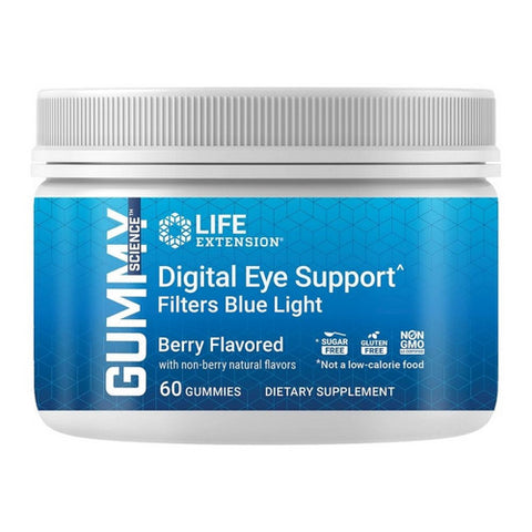 Life Extension, Gummy Science Digital Eye Support (Berry), 0, 60 Gumies