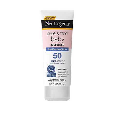 Neutrogena, Pure & Free Baby Sunscreen SPF 50, 3 Oz