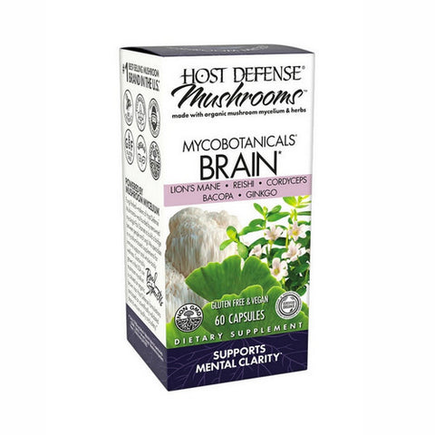 Host Defense, MycoBotanicals Brain Capsules, 60 Cap