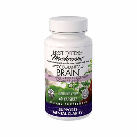 Host Defense, MycoBotanicals Brain Capsules, 60 Cap